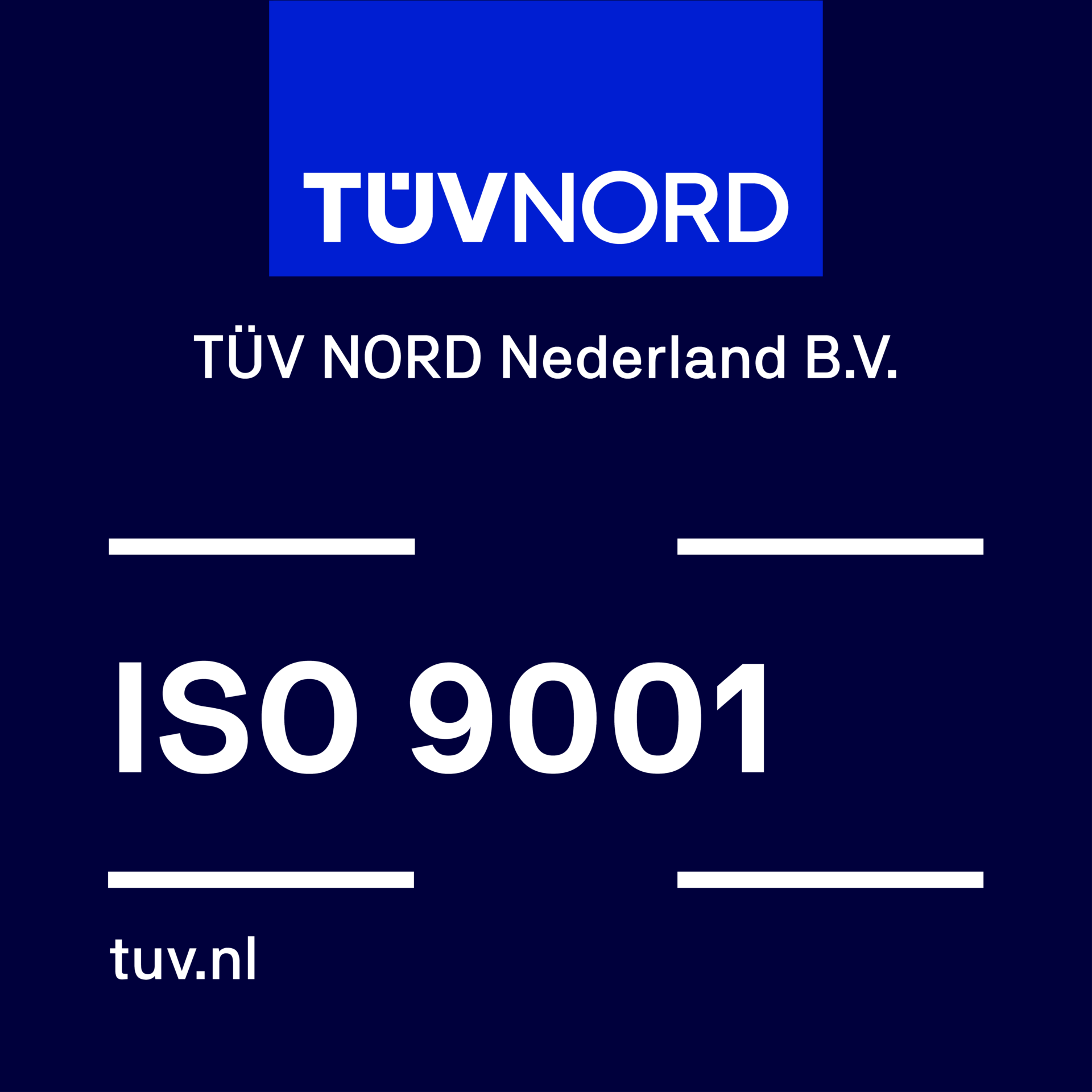 Certificeringsmerk ISO 9001